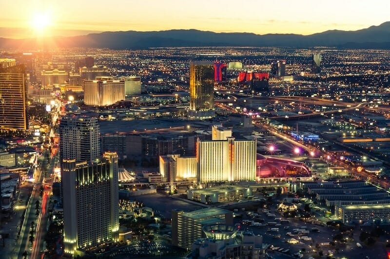 las vegas strip view